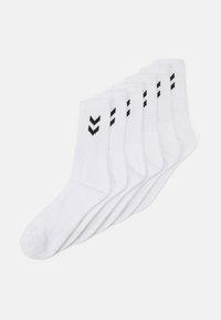 Hummel - BASIC 6 PACK UNISEX - Träningssockor - white Miniatyrbild 1