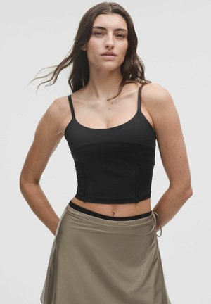 ALIGN™ TANK C/D SATIN - Felső - black