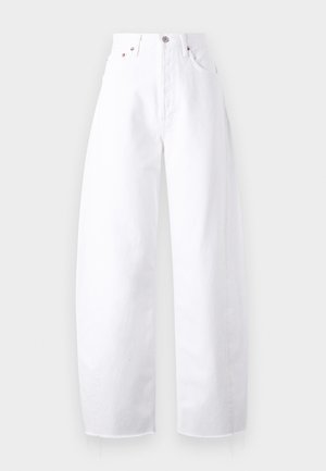 Agolde LUNA PIECED - Laisvo kirpimo džinsai - white