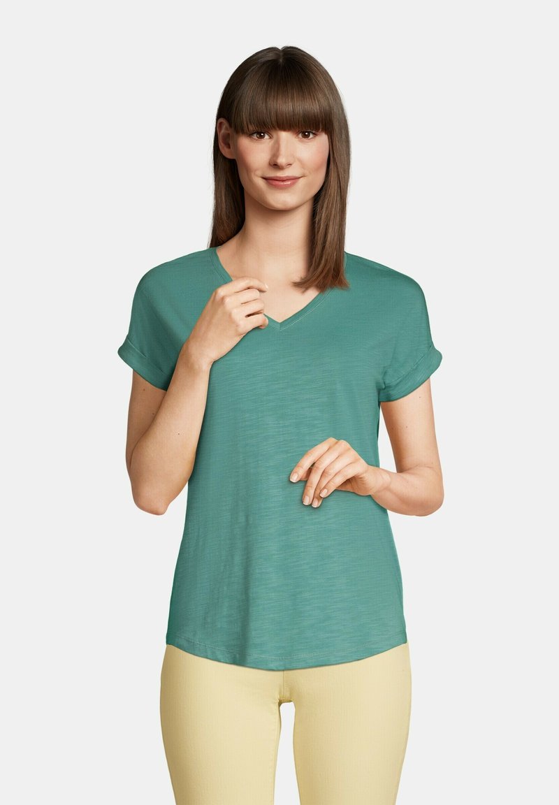 LANDS' END TShirt basic teal shadow/blau Zalando.de