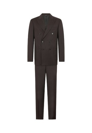 DOUBLE-BREASTED SET - Completo - brown