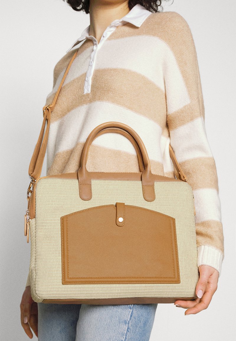 Anna Field Laptop bag beige/ tan/beige Zalando.ie