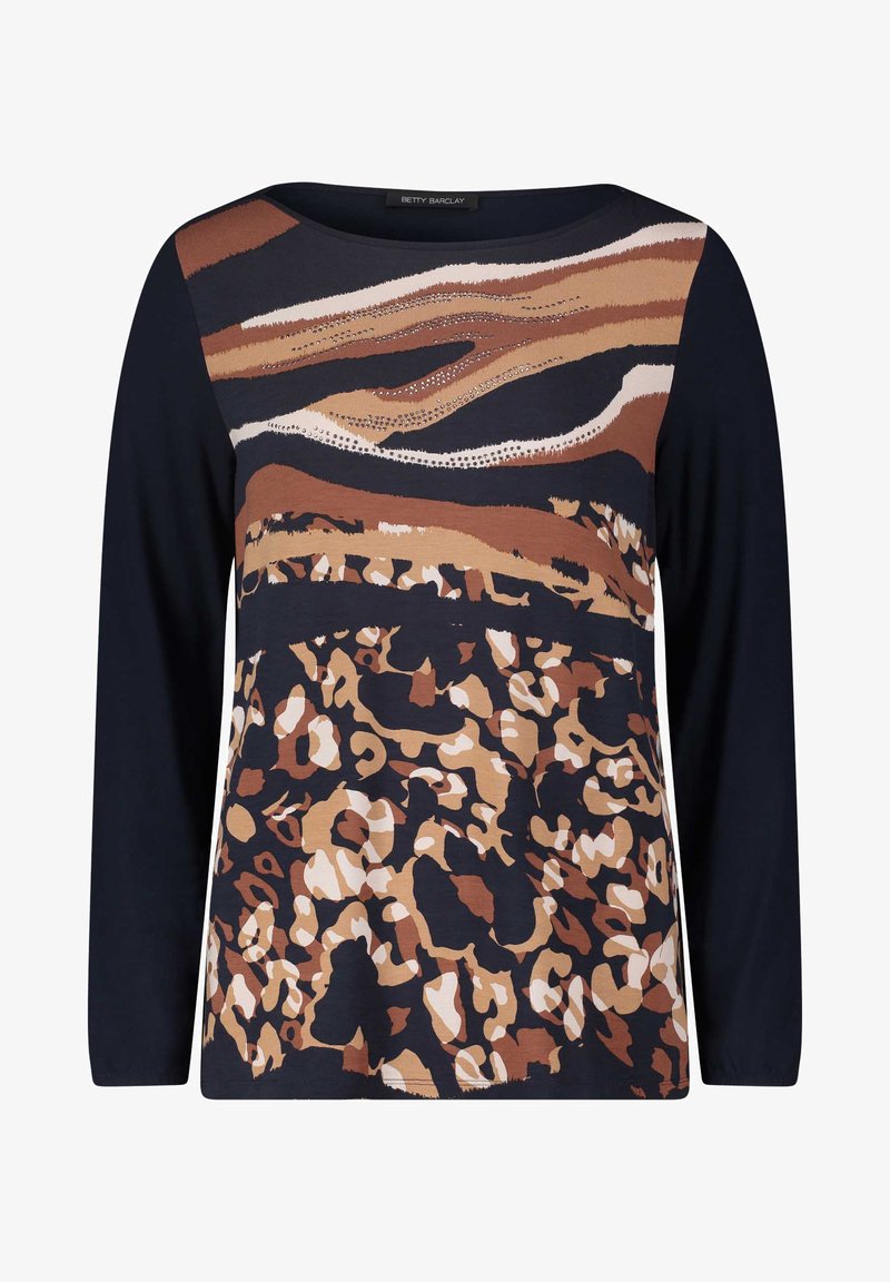 Betty Barclay Langarmshirt - dark blue beige