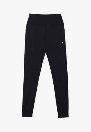 Even&Odd active ESSENTIAL FULL LENGTH HIGH RISE LEGGINGS - Legingi - black