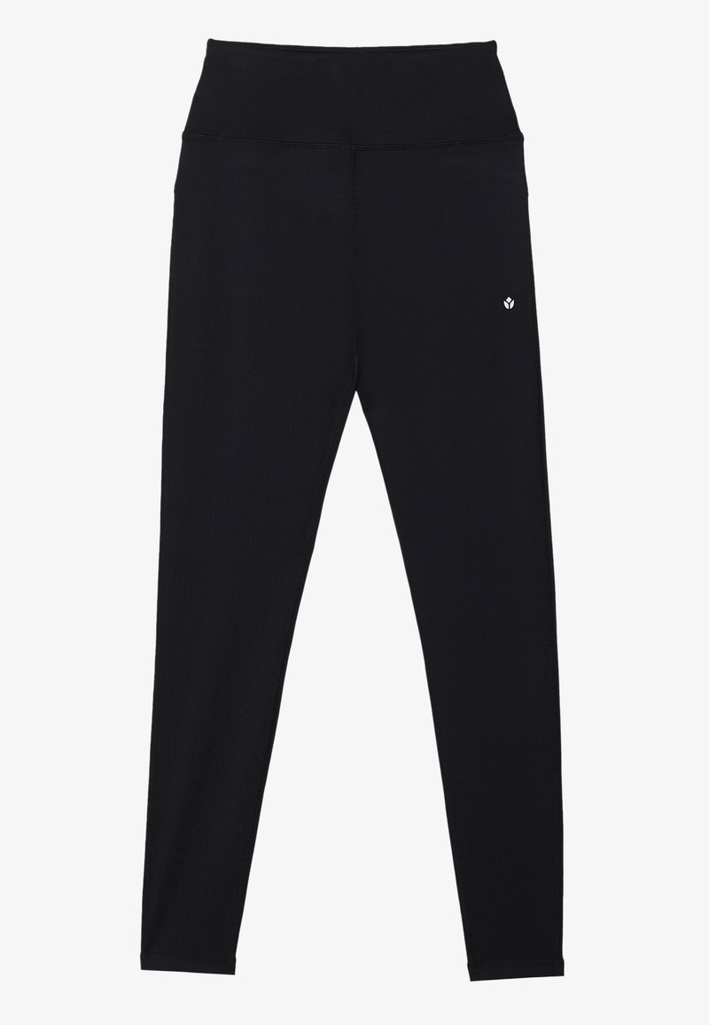 Even&Odd active ESSENTIAL FULL LENGTH HIGH RISE LEGGINGS - Tamprės - black