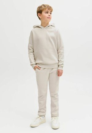 JJ Rebel, KAPUZENPULLOVER TEXT KAPUZENPULLOVER - Sweat à capuche - moonbeam