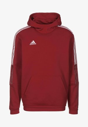 adidas Performance TIRO 21 KAPUZENPULLOVER HERREN - Kapuzenpullover - team power red