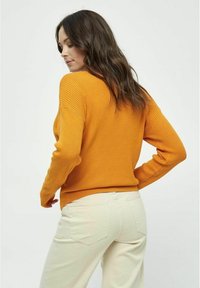 Desires DEGEISHA RIB V-PULLOVER - Pullover - butterscotch
