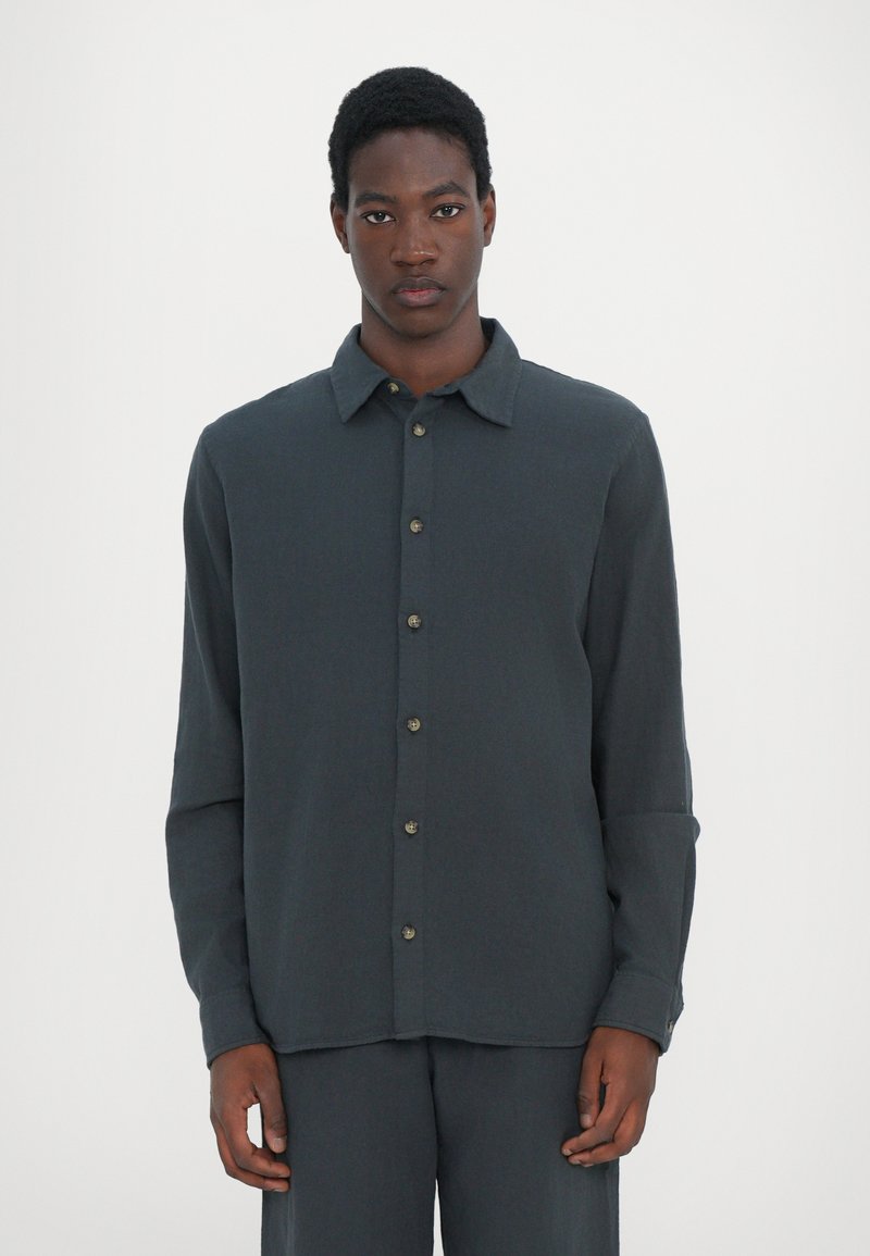 Won Hundred - ADRIEL - Chemise - ebony, Agrandir