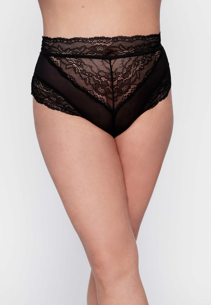 Ulla Popken SHEER - Thong - black