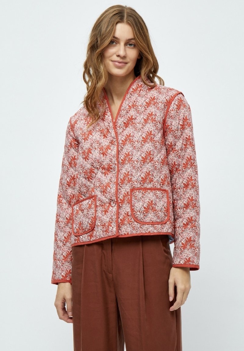 PEPPERCORN PCLENNIE Übergangsjacke intense orange print/orange