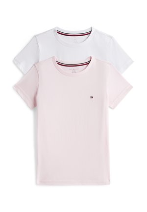 Tommy Hilfiger 2 PACK - Camiseta interior - white/light pink