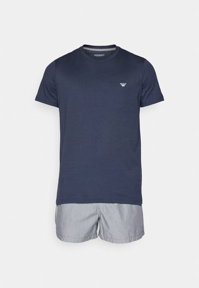 Emporio Armani PAJAMAS - Pizsama szett - blue
