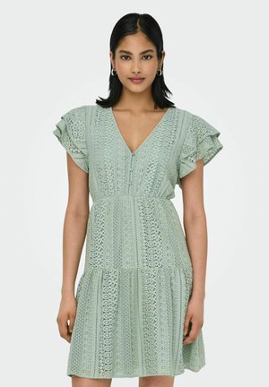 ONLHELENA CAPSL - Skjortklänning - jadeite
