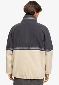 Quiksilver TAKE US BACK BLOCK - Fleecová mikina - plaza taupe