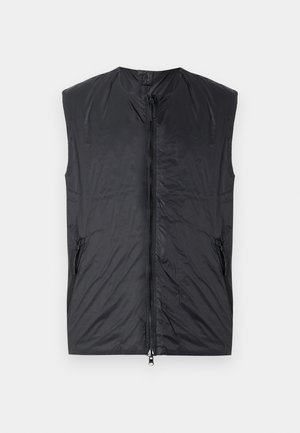 REVERSIBLE CHINA BUTTON UNISEX - Γιλέκο - black