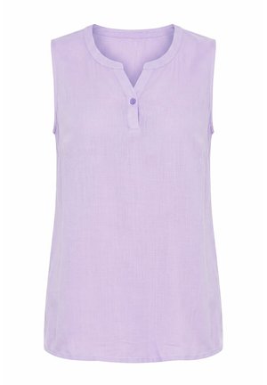 Angel of Style, BLOUSE TOP, SLEEVELESS, TUNIC NECKLINE - Bluse - lavender