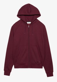 Pier One Sport Felpa con zip - bordeaux