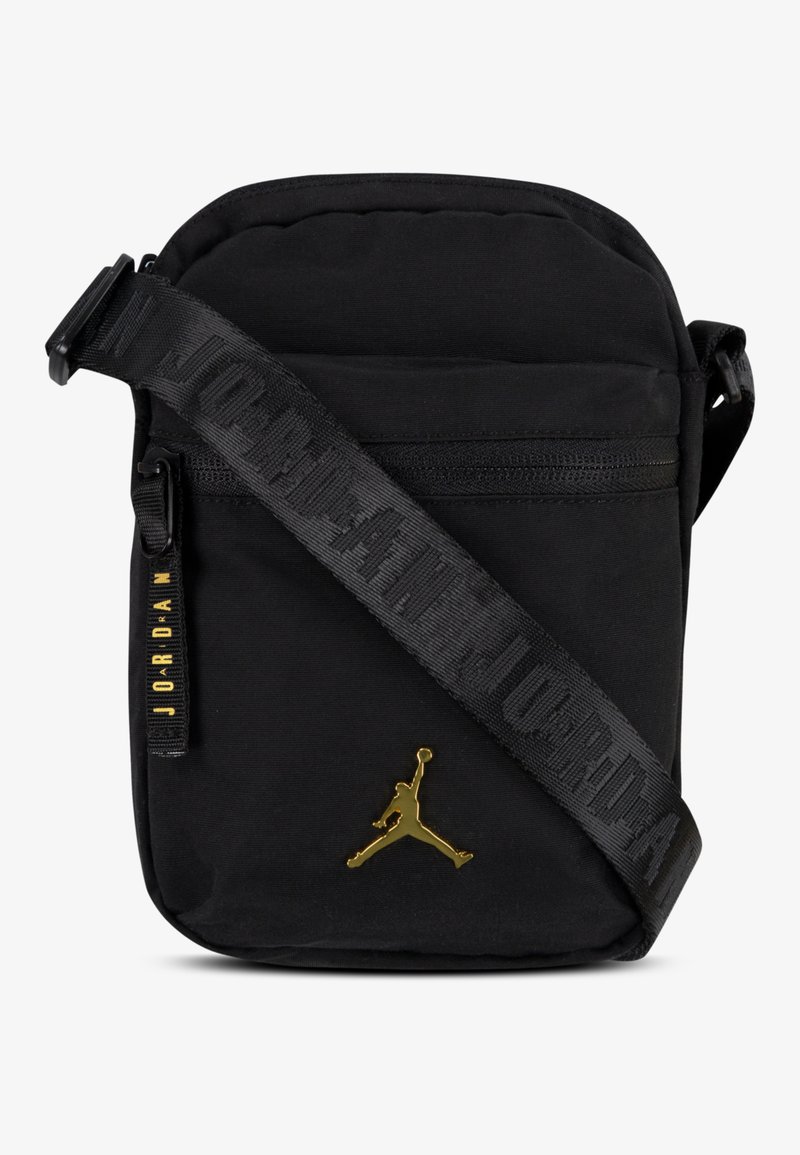 Jordan - AIRBORNE FESTIVAL BAG - Schoudertas - black/gold, Vergroten
