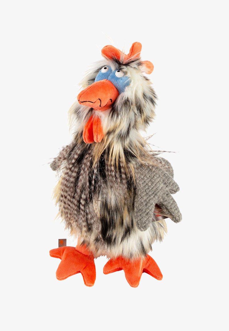 sigikid TOUR DE POULE KIKERIKI KOLLEKTION - Cuddly toy - grau blau orange