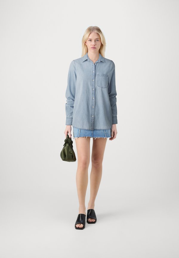 PERFECT - Button-down blouse - light wash4