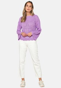 LolaLiza MACRAMÉ-STYLE - Pulover - lilac bright