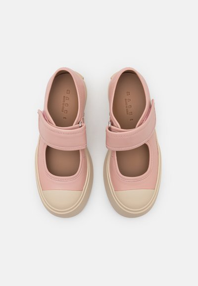 Marni MARY JANE - Ankle strap ballet pumps - antique rose