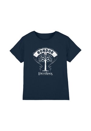 Cotton Soul, LORD OF THE RINGS TREE OF GONDOR UNISEX - T-Shirt print - dark blue