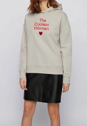 Hoodie - silver-coloured