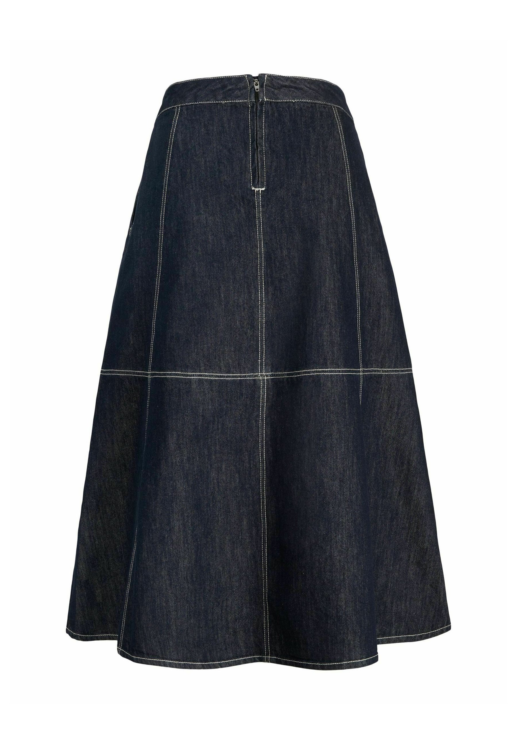 JJXX Denim JXAMELIA Denim - A-line skirt - dark blue denim/dark