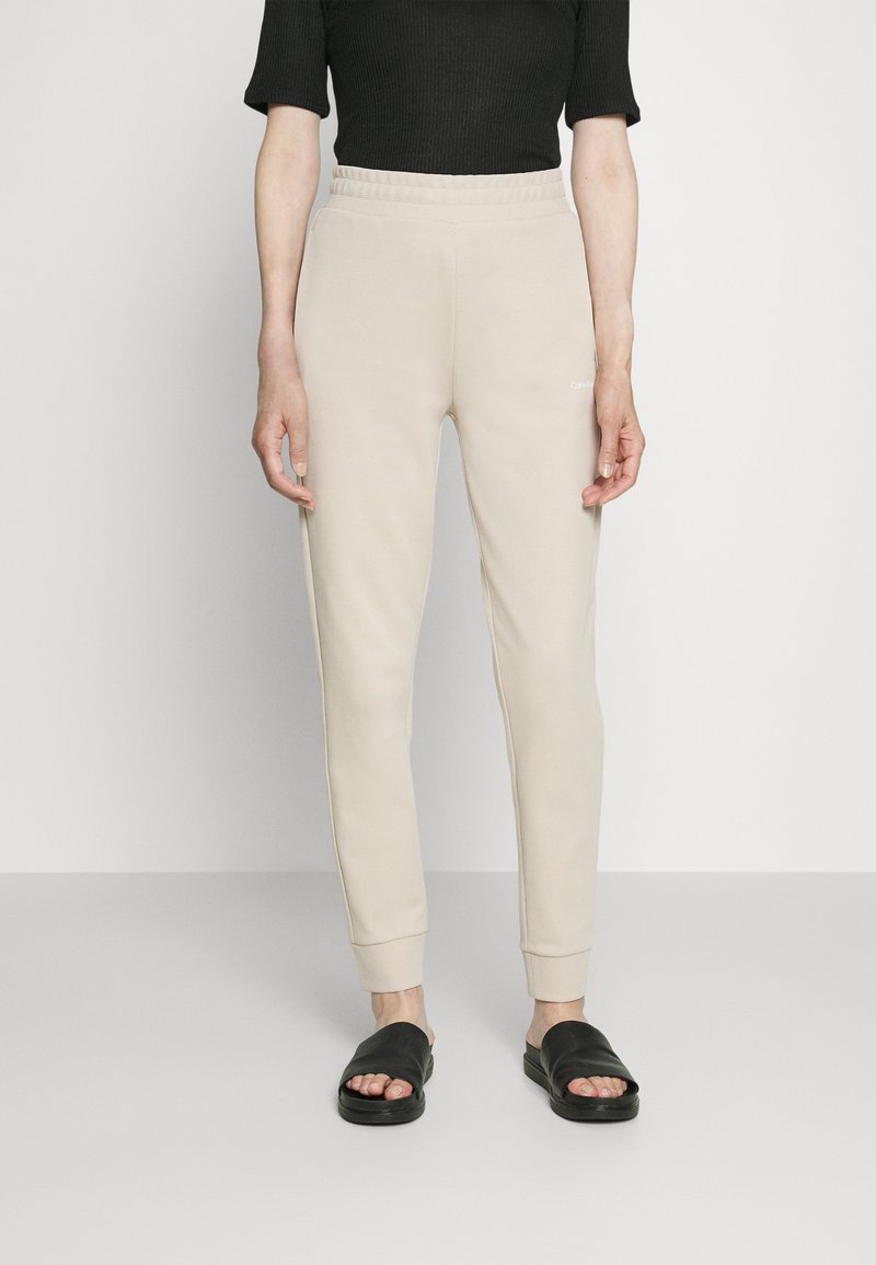 Calvin Klein - MICRO LOGO - Tracksuit bottoms - doeskin, Enlarge