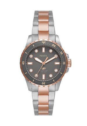 Hodinky - silver-coloured/rose gold-coloured