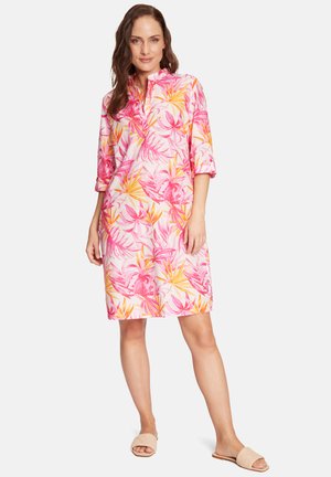 Jurk - pink white