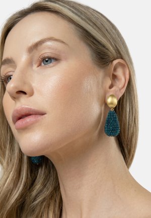 Filippa Firenze, OHRCLIPS LAGUNA - Earrings - petrol blue