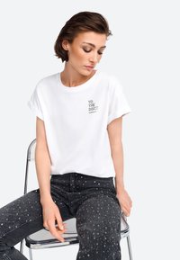 Rich & Royal MIT CREW-NECK - T-shirts print - white