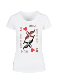 ABSOLUTE CULT MOTHER'S DAY - QUEEN OF HEARTS - T-shirts med print - white