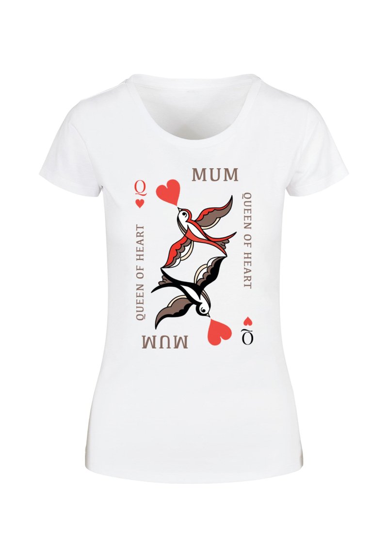 ABSOLUTE CULT MOTHER'S DAY - QUEEN OF HEARTS - T-shirts med print - white