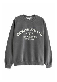 Next RELAXED FIT CALIFORNIA LONG SLEEVE GRAPHIC - Collegepaita - charcoal grey