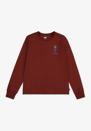 SADDLE MAN - Long sleeved top - red pear
