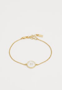 BUTTON CHAIN BRACELET - Armband - gold-coloured/cream