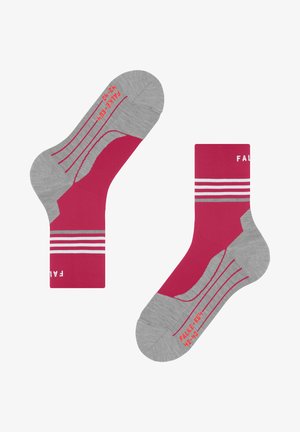 RU4 ENDURANCE REFLECT - Sports socks - rose