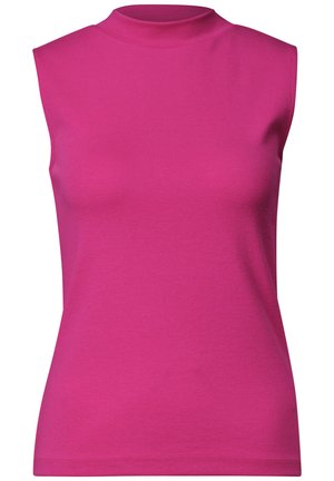 Street One Studio, BASIC TOP MIT TURTLE NECK IN UNIFARBE - Top - ruby raspberry