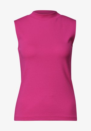 Street One Studio, BASIC TOP MIT TURTLE NECK IN UNIFARBE - Top - ruby raspberry