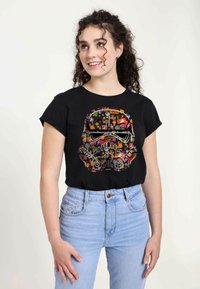 Henry Tiger STAR WARS: LAST JEDI CANDY TROOPER FACE - Camiseta estampada - black