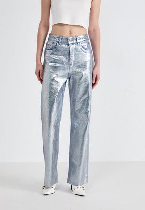 DANICA - Relaxed fit jeans - metal glowy wash