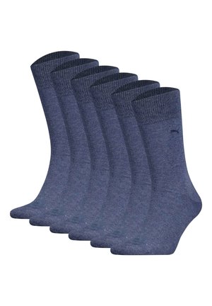 Puma 6ER PACK LOGO - Socken - blau