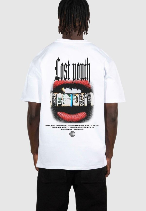 LOST YOUTH MÄNNER LY  TEE ''DOLLAR'' - T-Shirt print