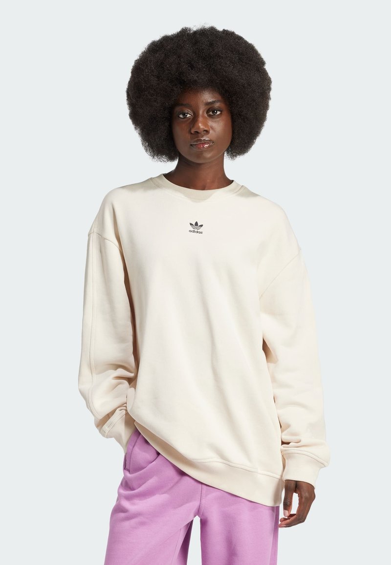 adidas Originals ESSENTIALS OVERSIZED - Felpa - white