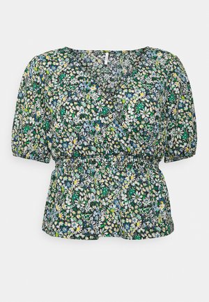 ONLPELLA WRAP  - Blusa - strong blue emily daisy