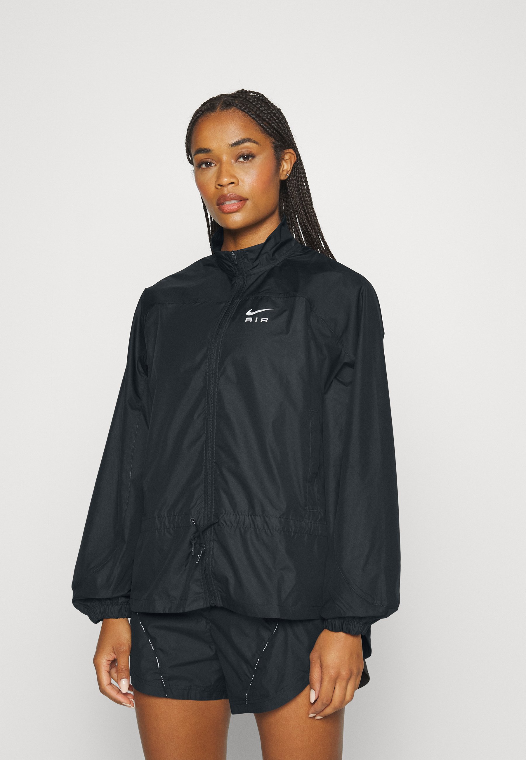 black reflective jacket